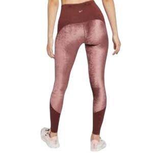Nike Air Dri Fit Fast Running Leggings Tights Bronze Brown Womens Size Large